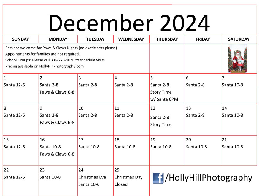 Dec Calendar